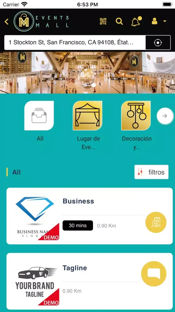 Events Mall स्क्रीनशॉट