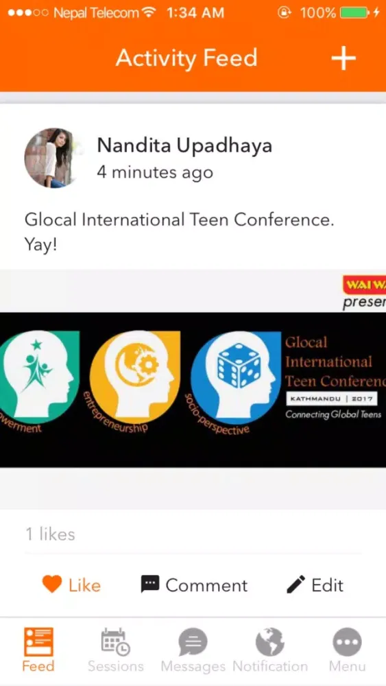 Glocal International Teen Conference 2017 Ekran Görüntüleri