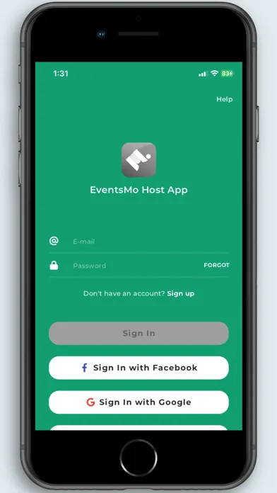 Captures d'écran de EventsMo Host App