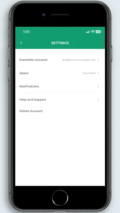 Captures d'écran de EventsMo Host App