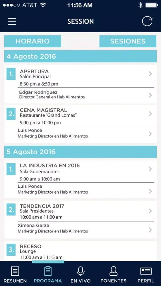 Capturas de pantalla de Polaris HealthTech Events