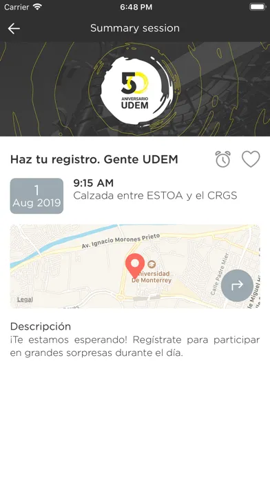 UDEM Eventos سکرین شاٹس