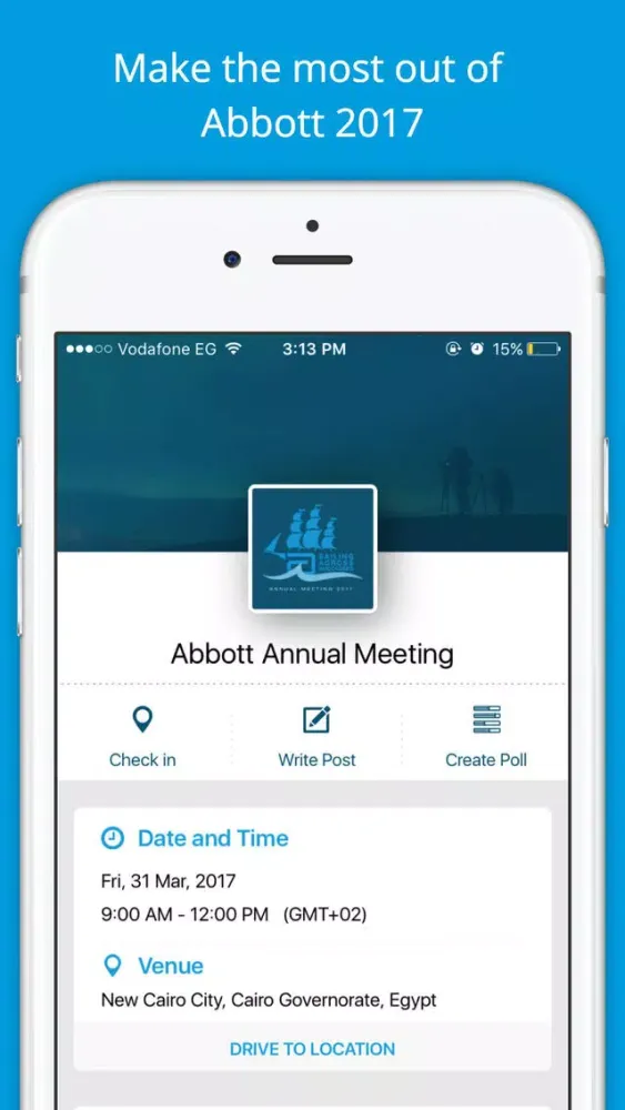 Capturas de tela do Abbott Egypt Annual Meeting 2017
