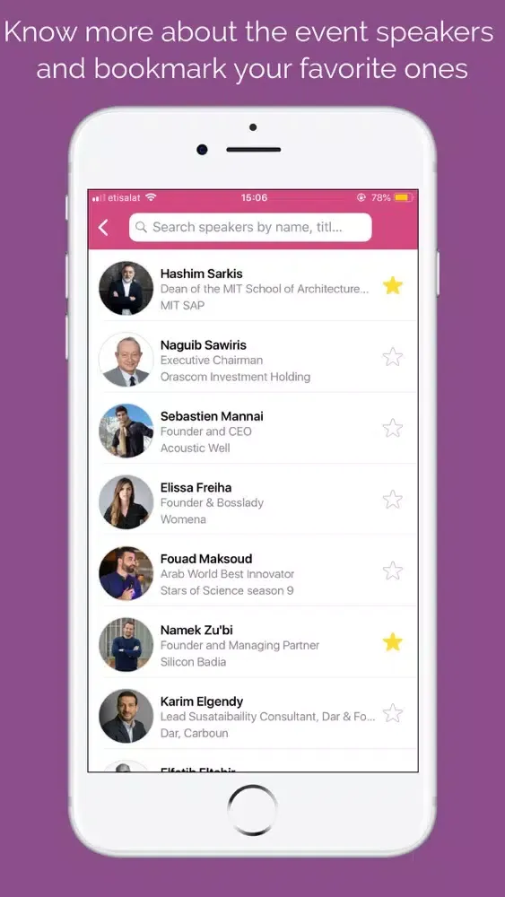 Captures d'écran de MIT SciTech 2019