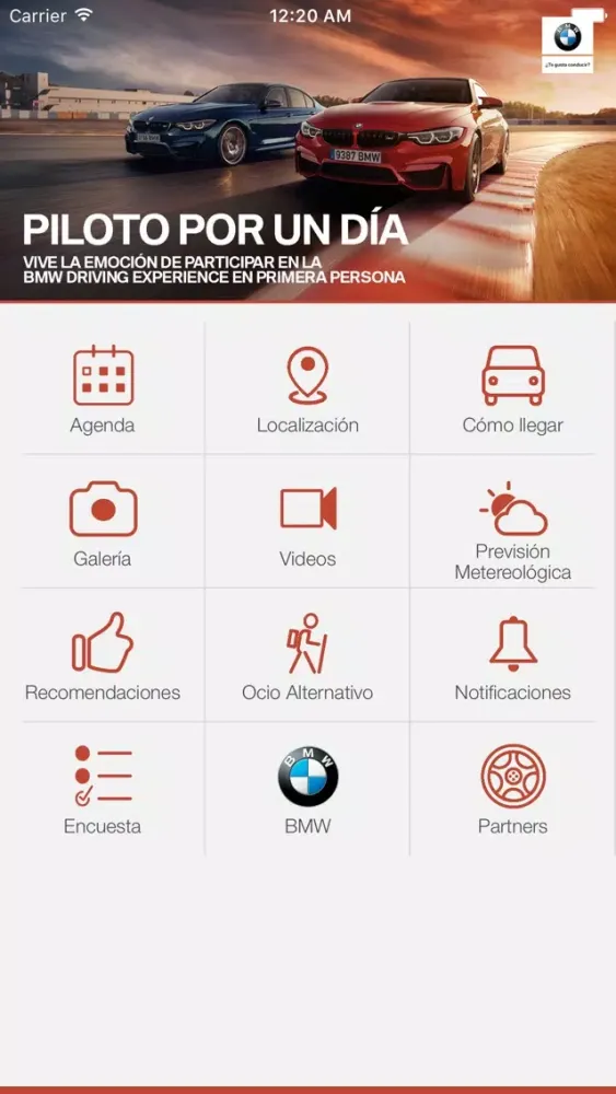 Capturas de tela do BMW Driving Experience 2017
