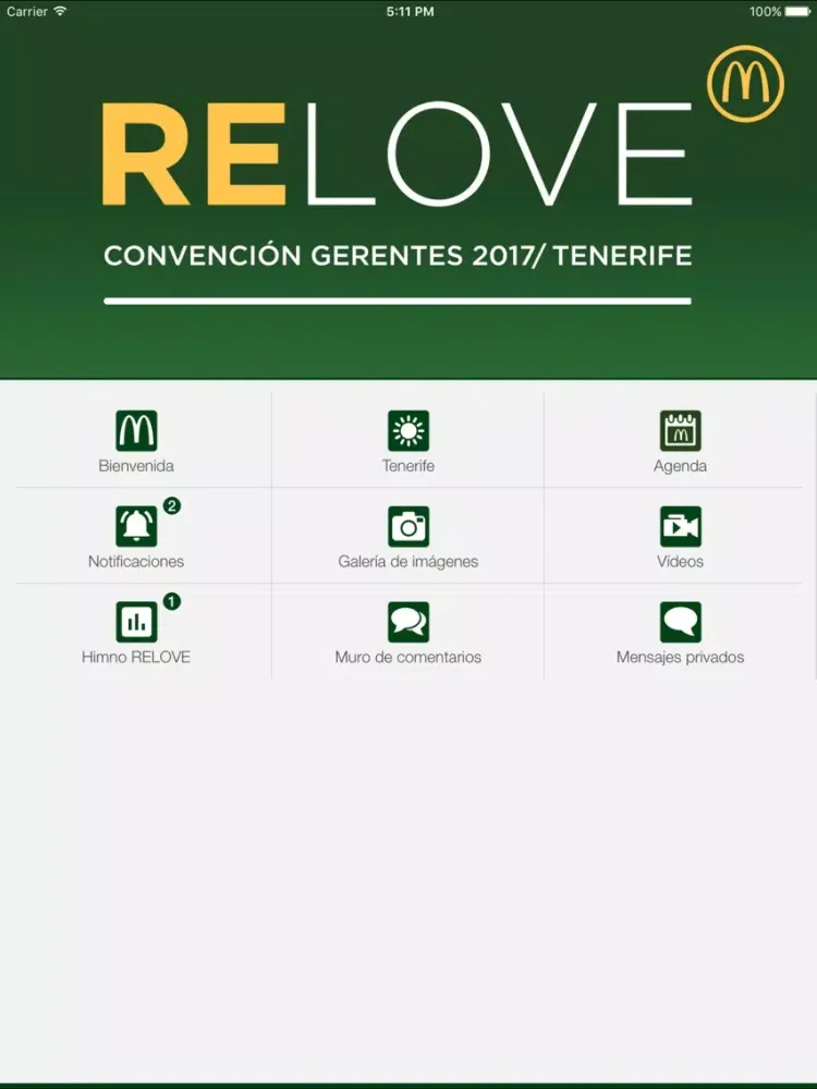 تصاویر Convención gerentes McDonald's iPad 