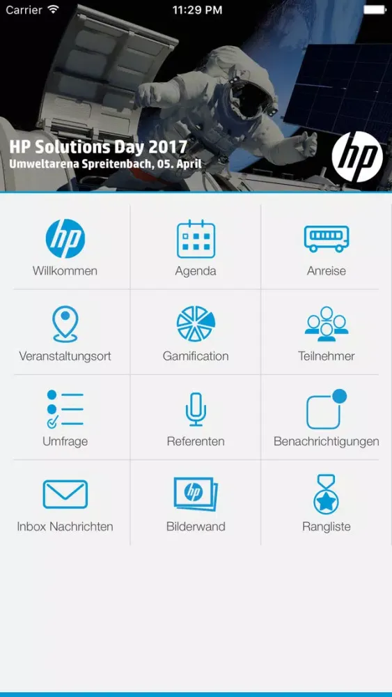 Tangkapan layar HP Solutions Day 2017