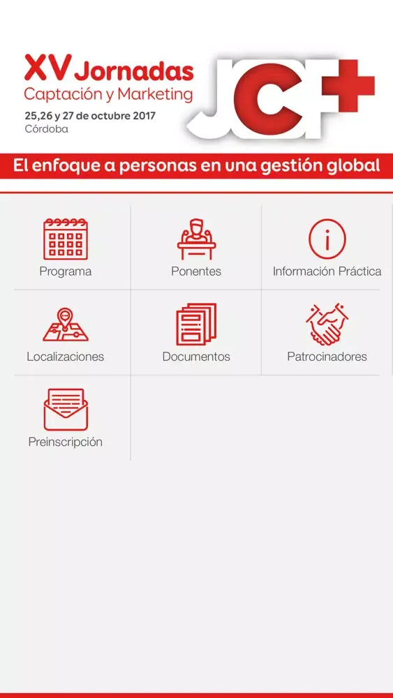 XV Jornadas de Captación Ekran Görüntüleri