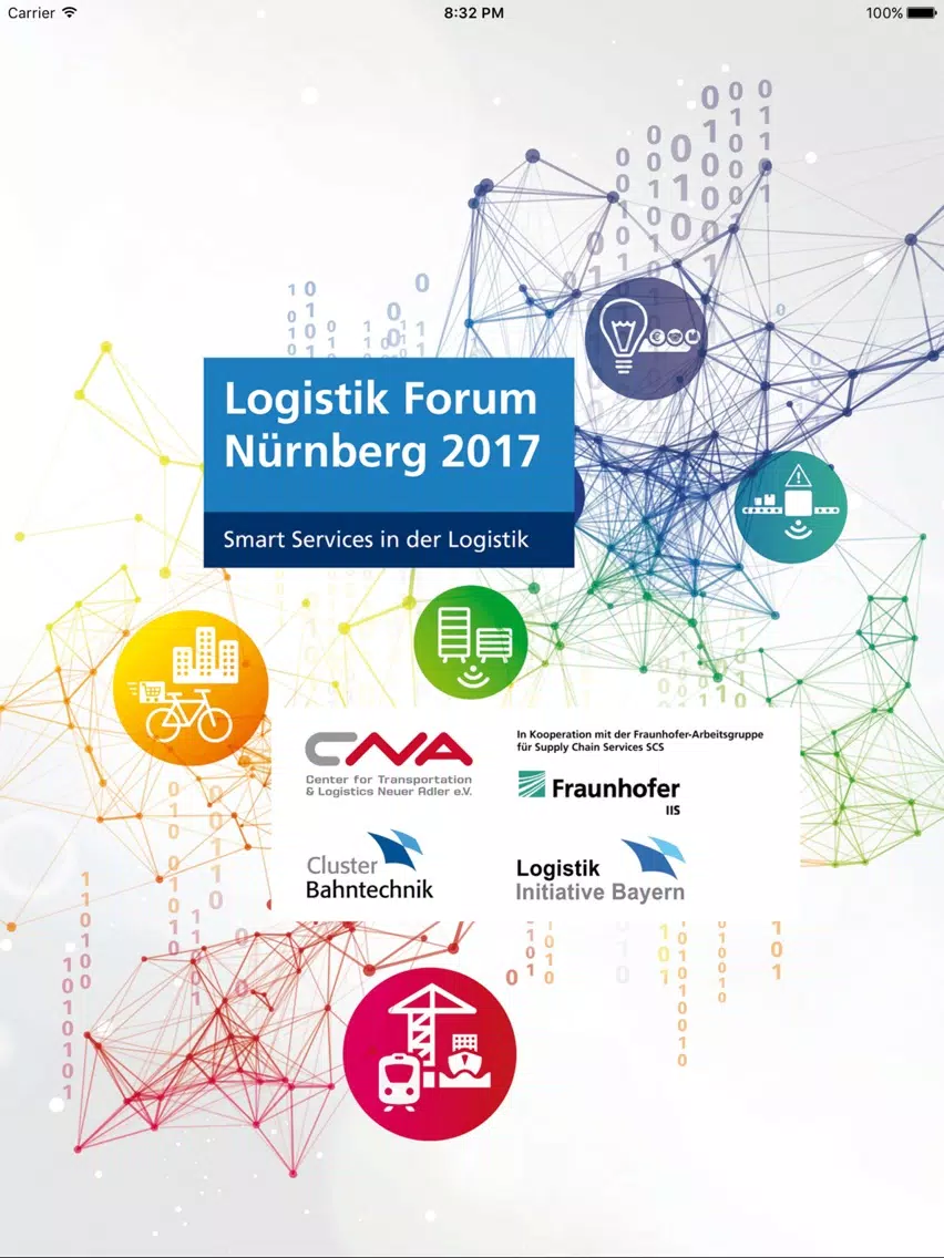 Tangkapan skrin Logistik Forum Nürnberg 2017 iPad 