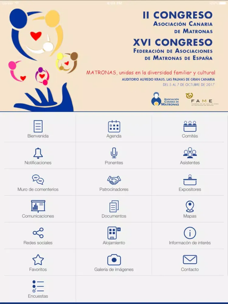 Скриншоты Congreso ACAMAT-FAME 2017 iPad 