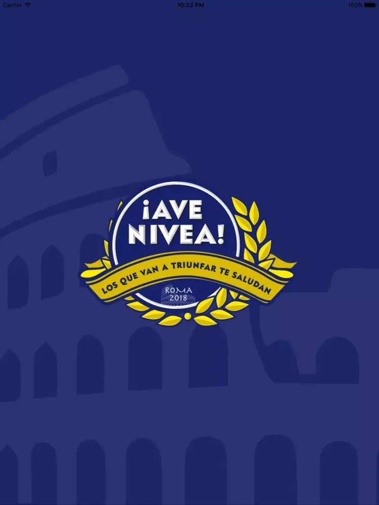 Nivea Roma 2018 iPad 應用截圖