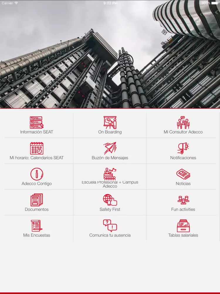 Adecco SEAT iPad  Screenshots