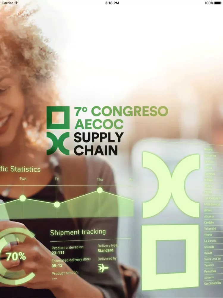 Zrzuty ekranu Congreso AECOC Supply Chain 17 iPad 