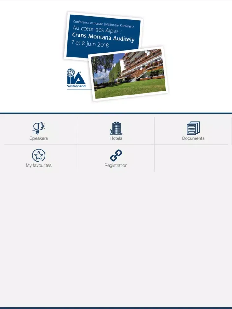 Screenshot di SVIR National Conference 2018 iPad 