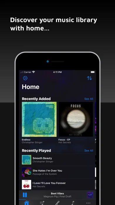 Ảnh chụp màn hình của Power Player Music Player