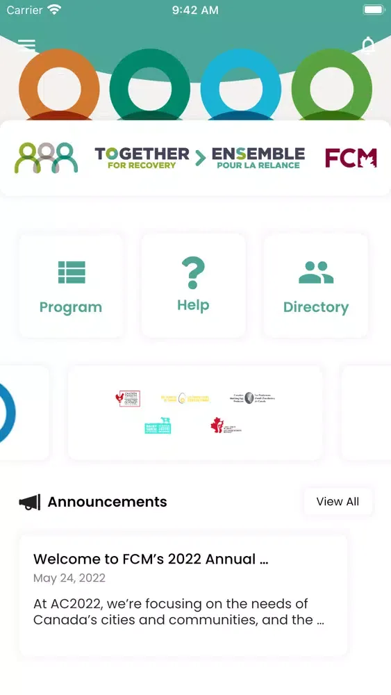Capturas de pantalla de FCM Conference