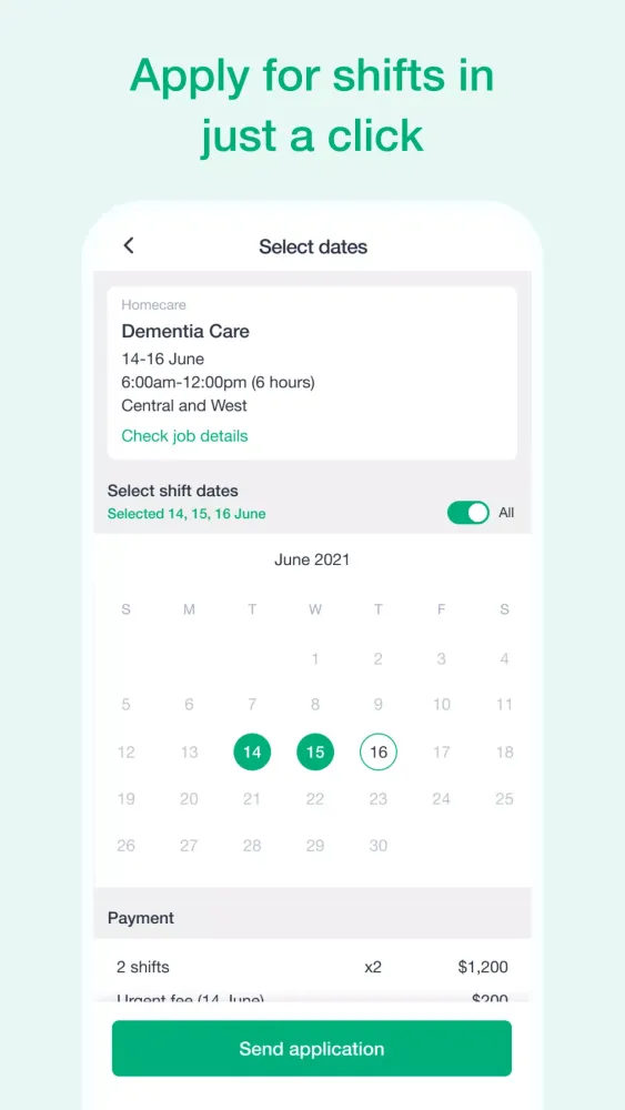 Evercare Caregiver Screenshots