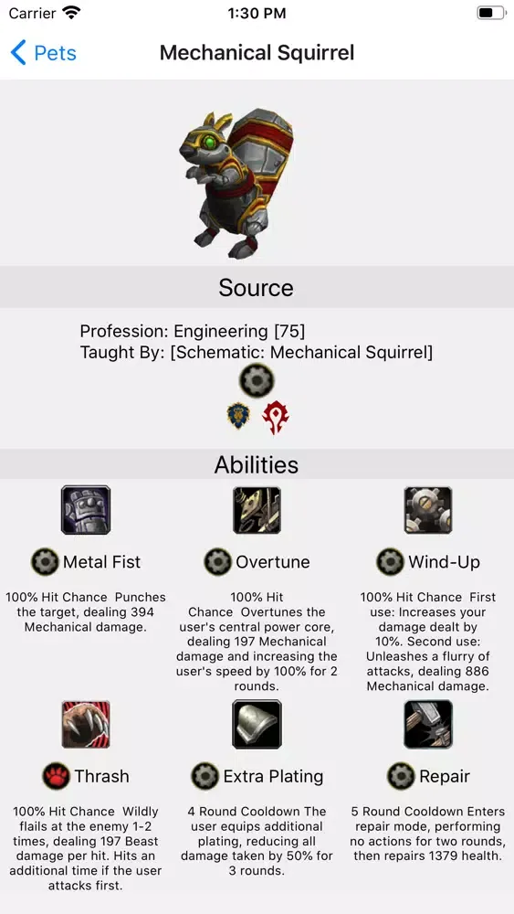 Pets of Azeroth Ekran Görüntüleri