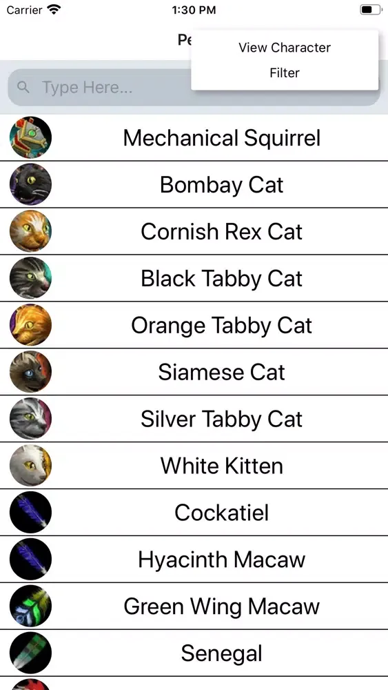 Pets of Azeroth Ekran Görüntüleri