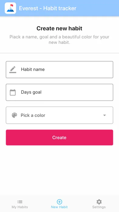 صور Everest - Habit Tracker