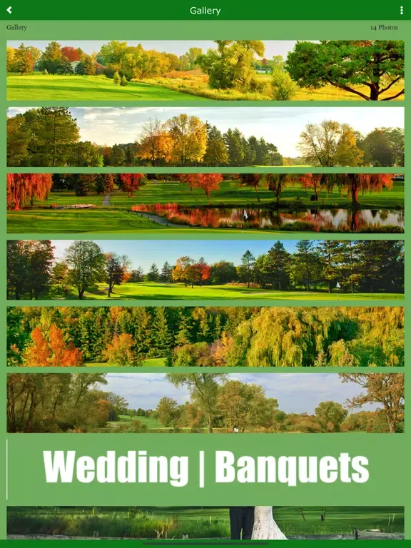 Evergreen Golf Club App iPad 应用截图