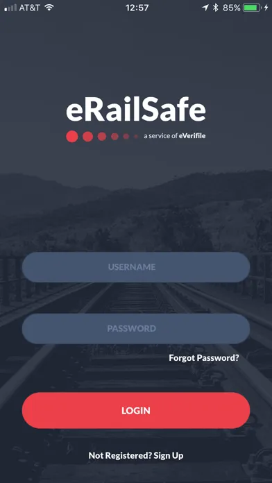 eRailSafe Mobile Ekran Görüntüleri