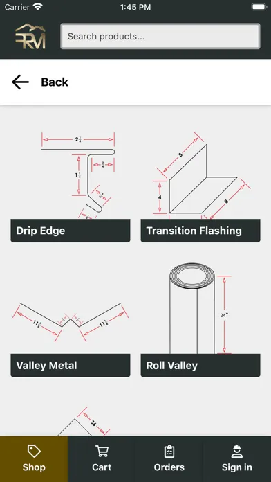 Ảnh chụp màn hình của Flat Rate Metal