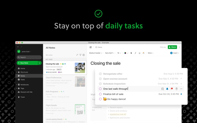 تصاویر Evernote