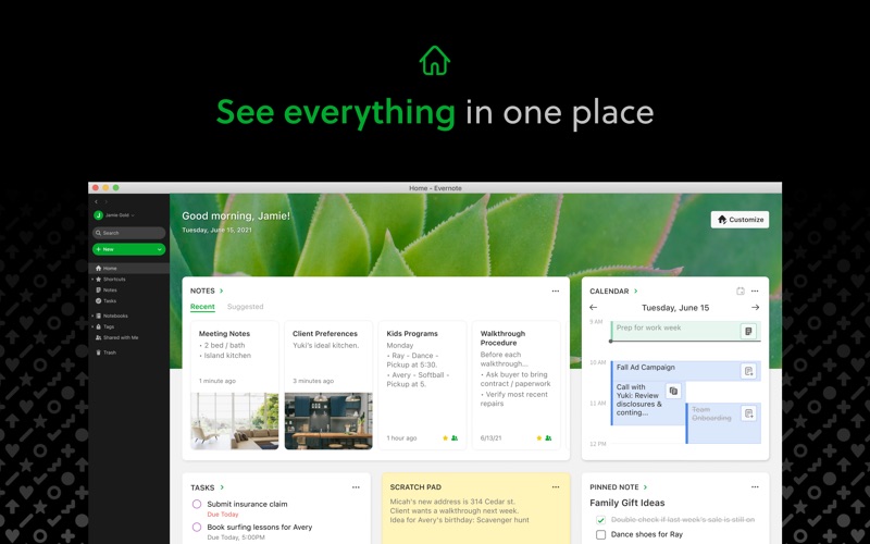 تصاویر Evernote