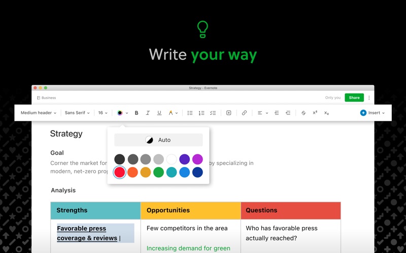 تصاویر Evernote