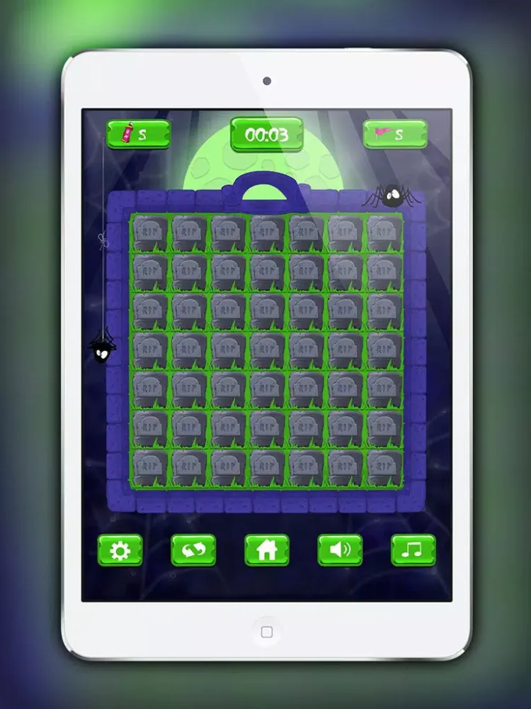 Zombie Sweeper - Free Minesweeper Game iPad 应用截图