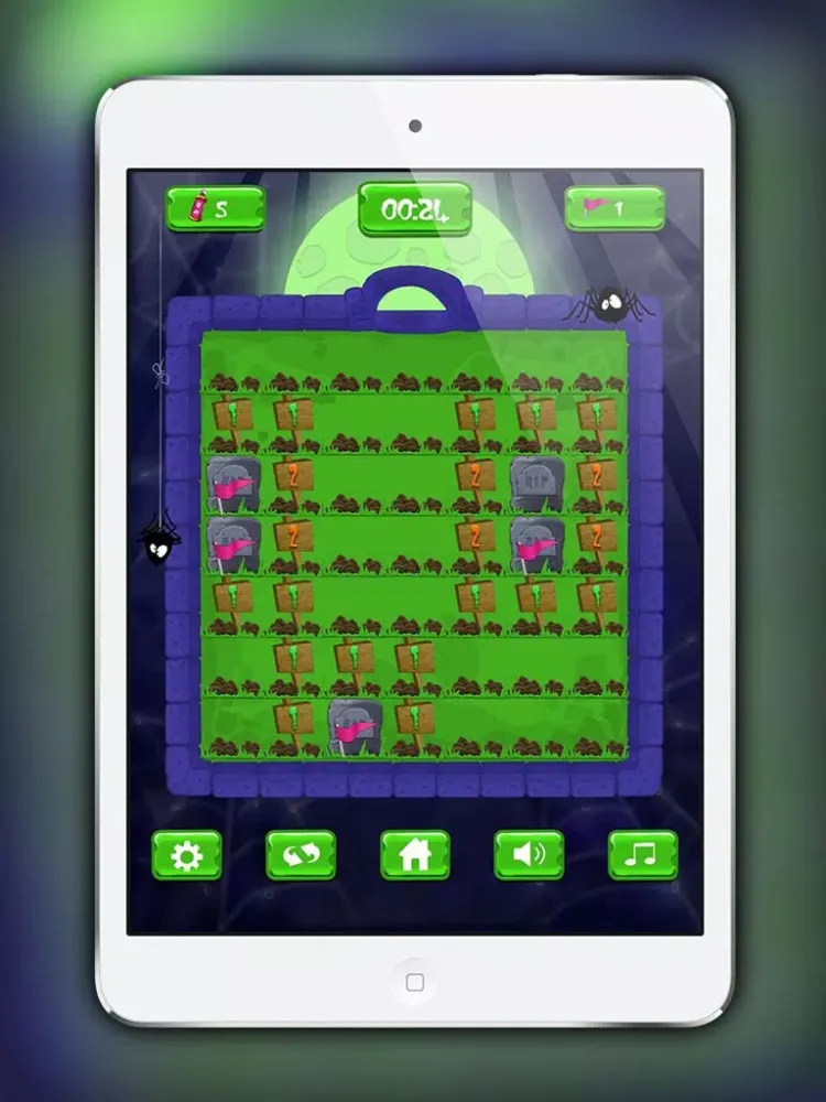 Zombie Sweeper - Free Minesweeper Game iPad 应用截图