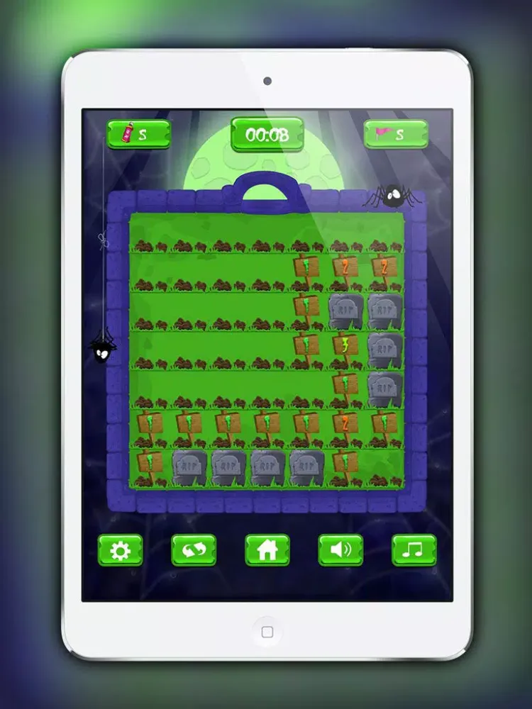 Zombie Sweeper - Free Minesweeper Game iPad 应用截图