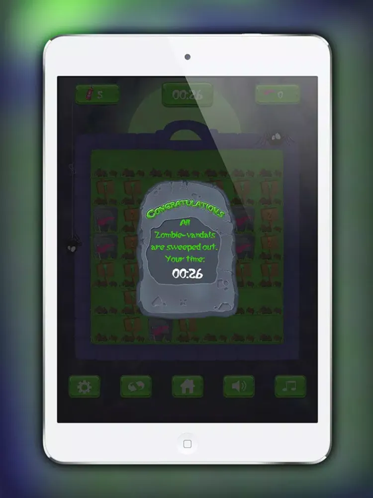 Zombie Sweeper - Free Minesweeper Game iPad 应用截图