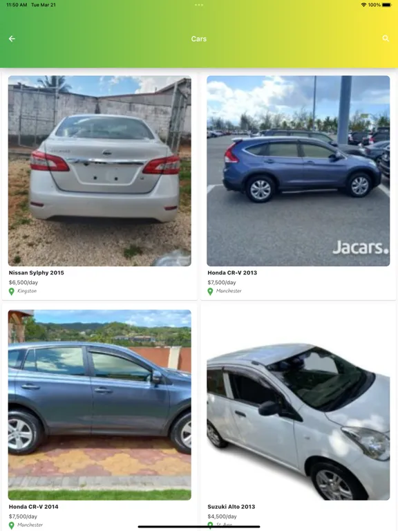 Ja Rentals iPad  Screenshots
