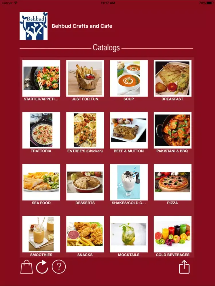 Behbud Crafts and Cafe iPad  Screenshots