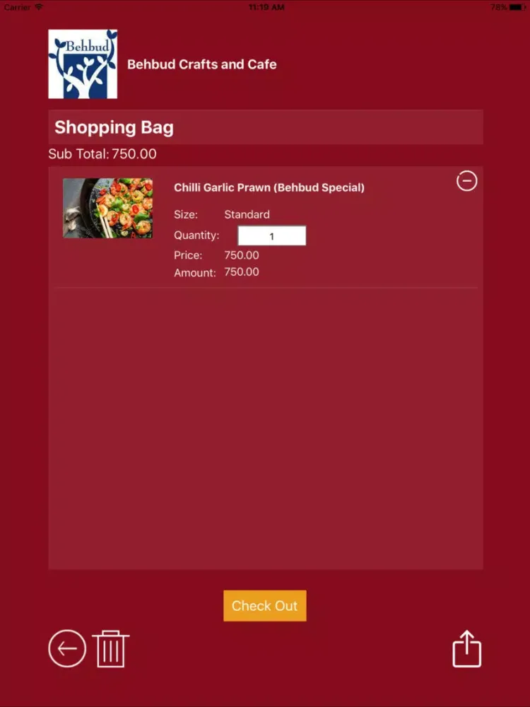 Behbud Crafts and Cafe iPad  Screenshots