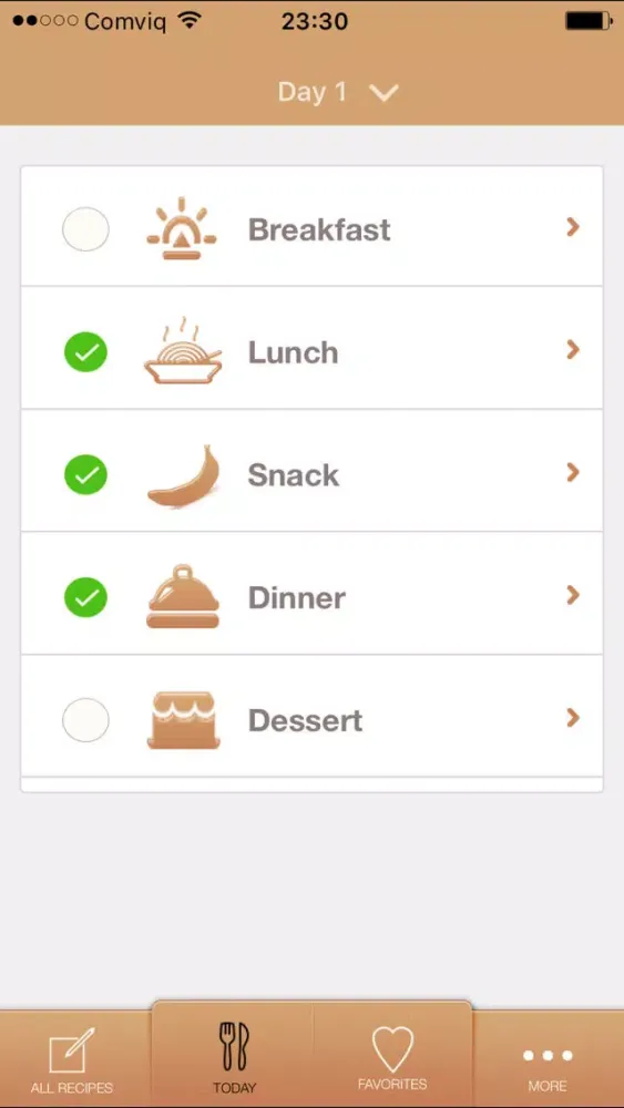 Capturas de pantalla de 7days vegan meals