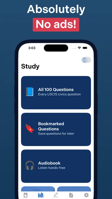 US Citizenship Test 2024 App स्क्रीनशॉट