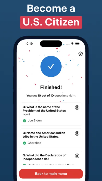 US Citizenship Test 2024 App स्क्रीनशॉट