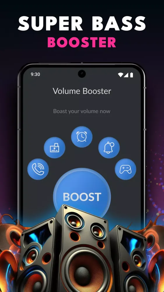 Tangkapan layar Volume Booster