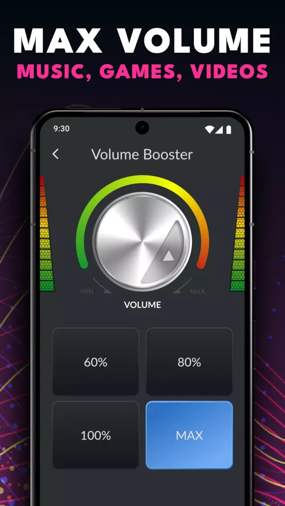 Tangkapan layar Volume Booster