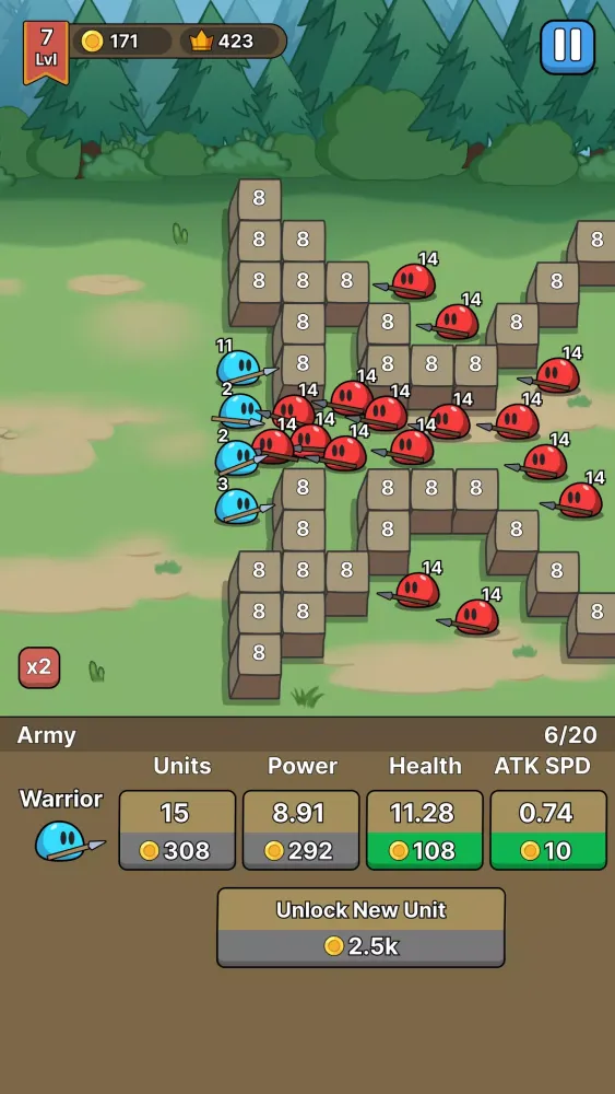 Captures d'écran de Slime Siege