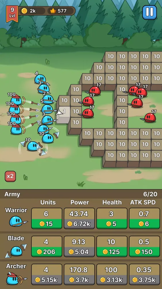 Captures d'écran de Slime Siege