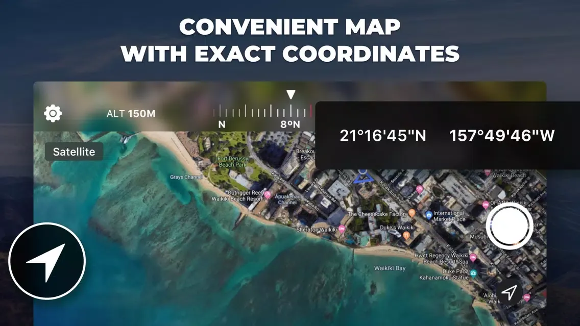 Скриншоты GPS Maps — Coordinates Finder