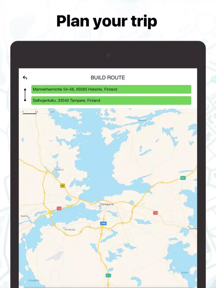 Скриншоты Route Planner — Map Directions iPad 