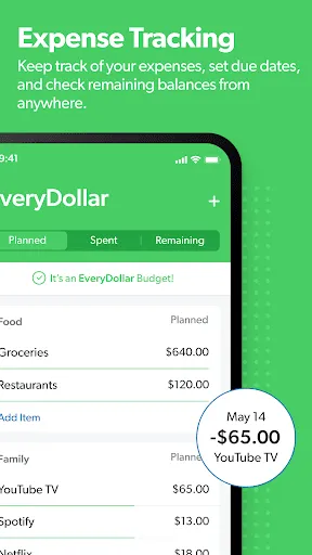 EveryDollar: Budget Tracker应用截图