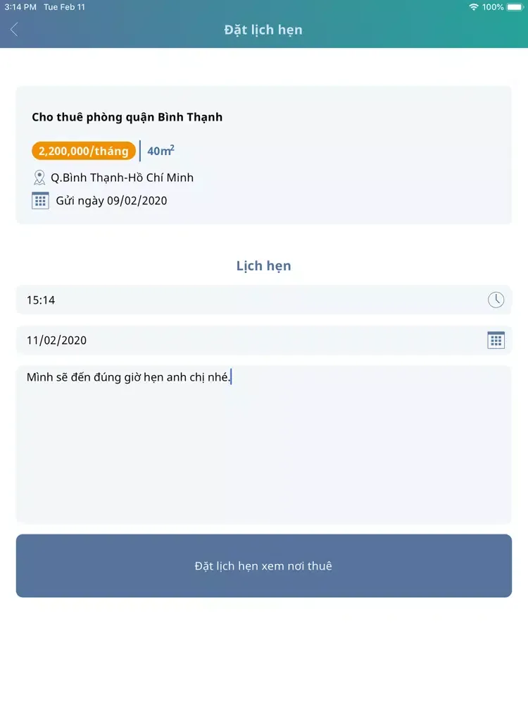 Goodhomes.vn: App tìm nơi thuê iPad  Ekran Görüntüleri