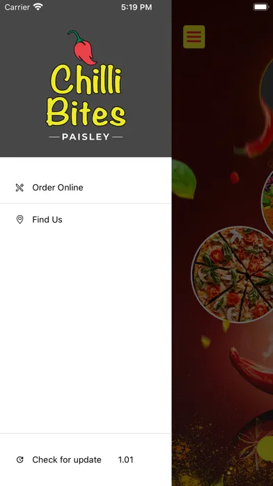 Tangkapan layar Chilli Bites