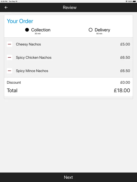 Chilli Grillz Oban Takeaway iPad 應用截圖